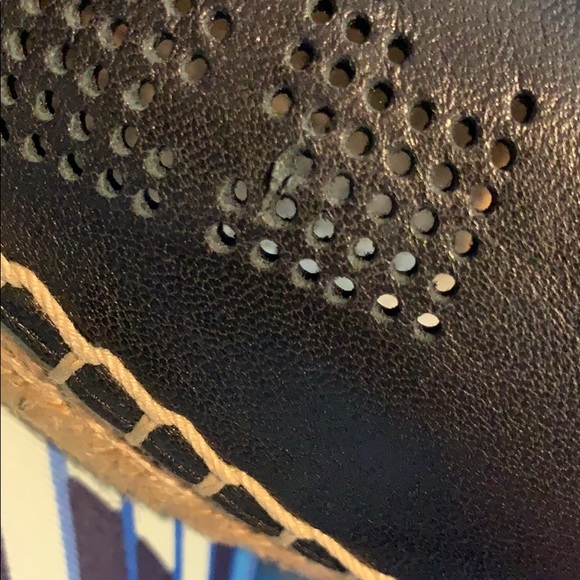 Tory burch perforated logo flat espadrilles black - Picture 7 of 7